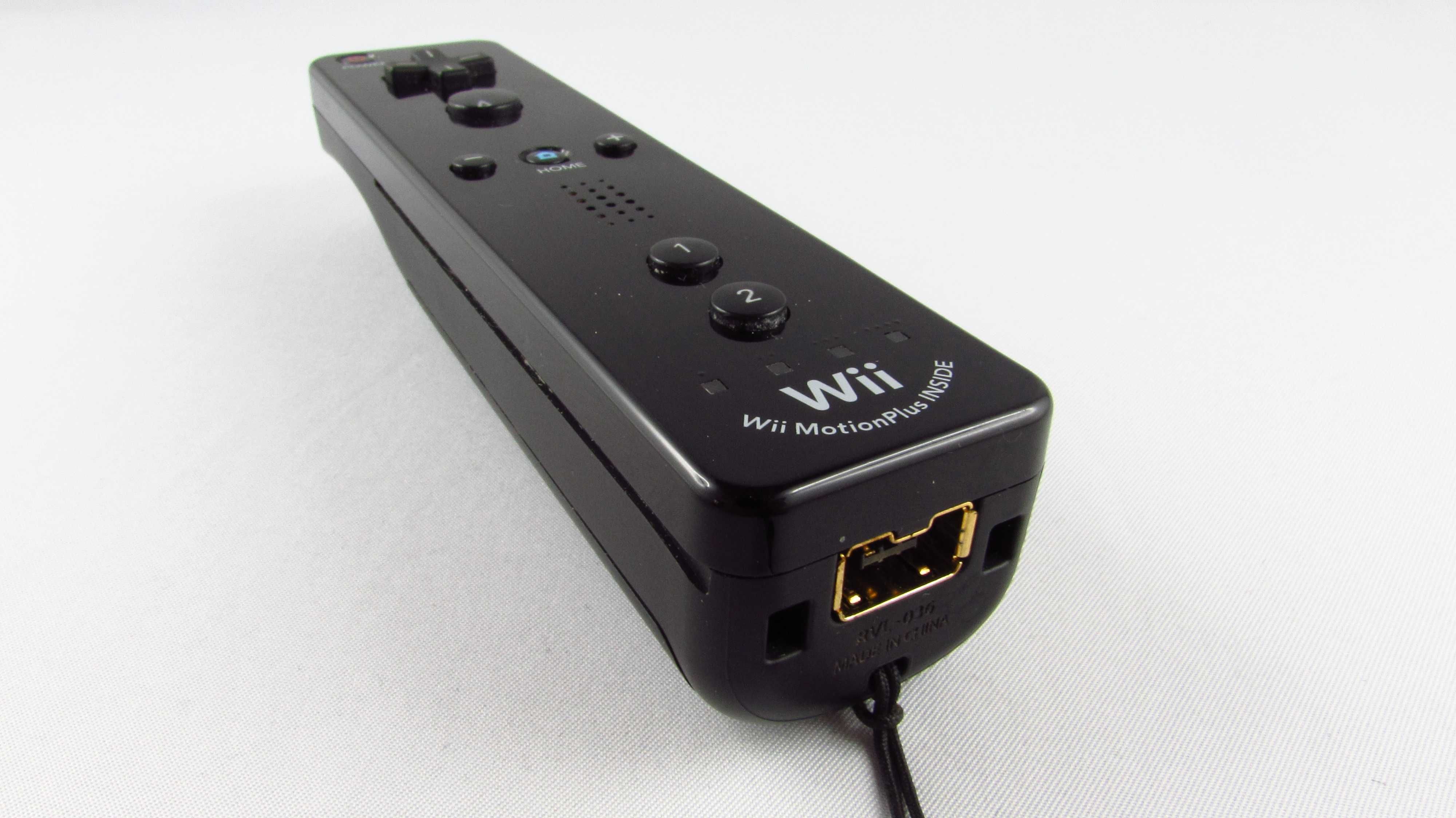 NINTENDO - Oryginalny Wii Remote Pilot Motion Plus Czarne