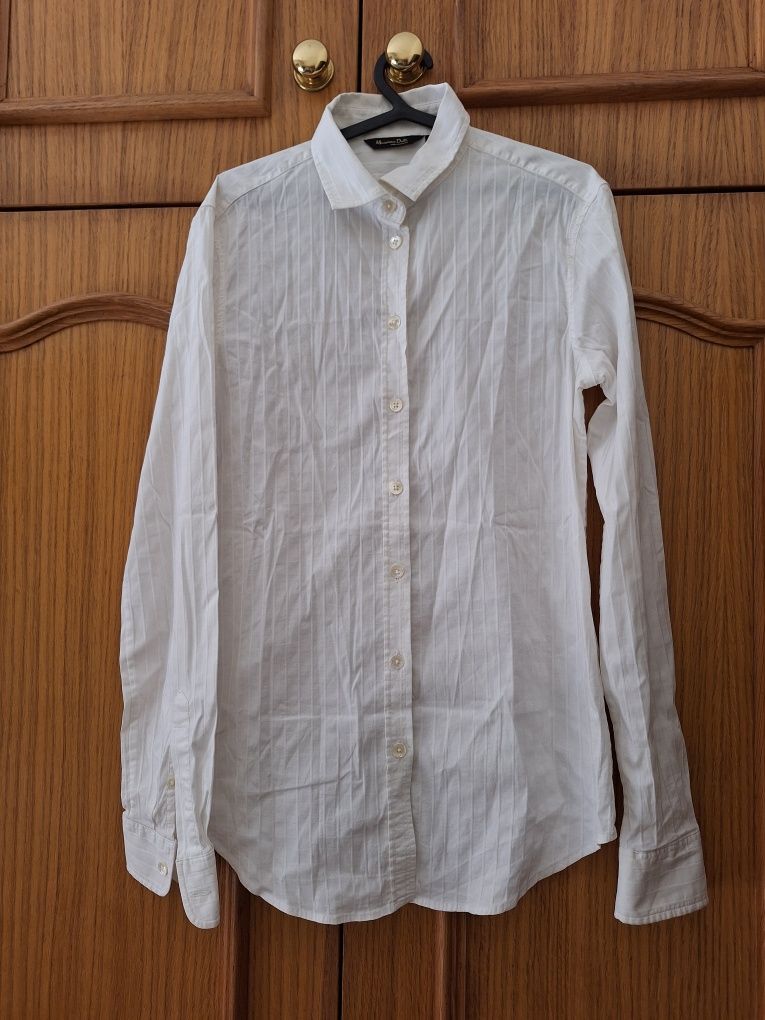 Camisa Branca de Mulher T: 36 Massimo Dutti