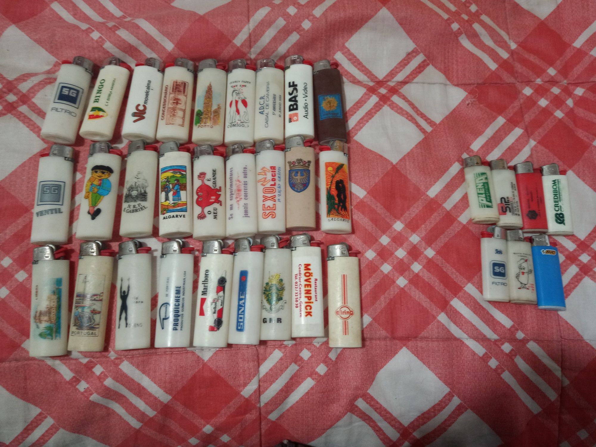 Coleção isqueiros BIC