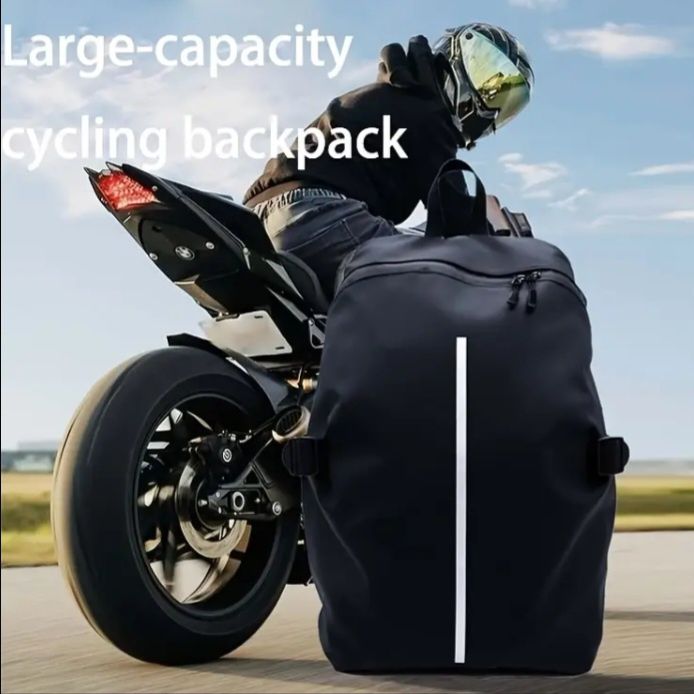 Фірмовий мото рюкзак чорний.Терміново!