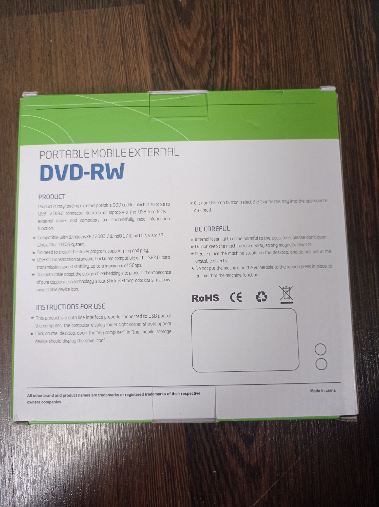 Nagrywarka zewnętrzna DVD na USB