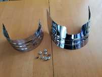 Honda Valkyrie osłony końcówek błotników chrom.