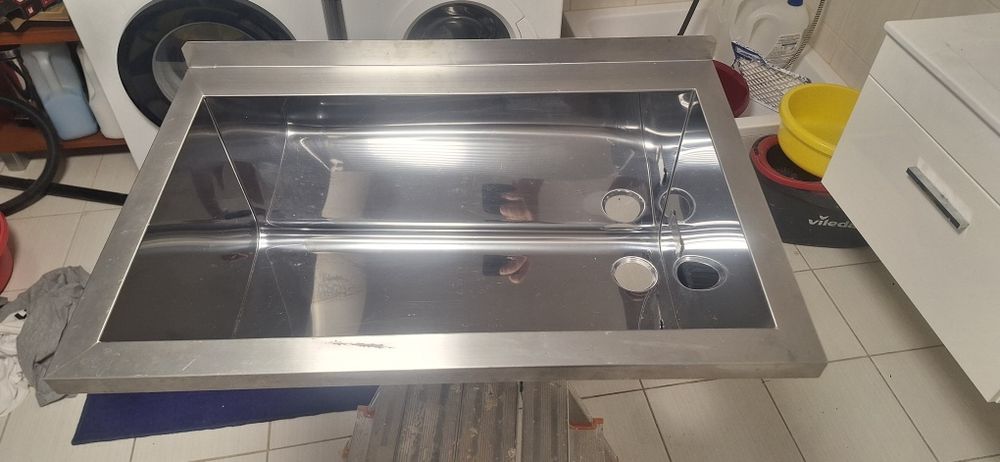 Zlew gastronomiczny bateria syfon