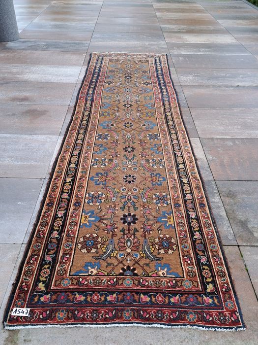 Antyczny chodnik Tabriz z początku XXw 90x336cm