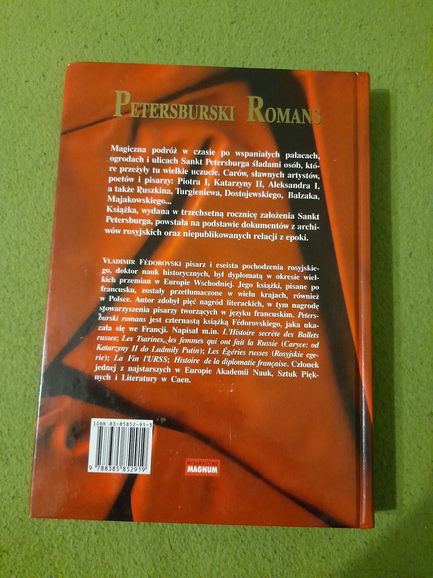 Petersburski romans. Miłość nad brzegami Newy. V.Fedorovski