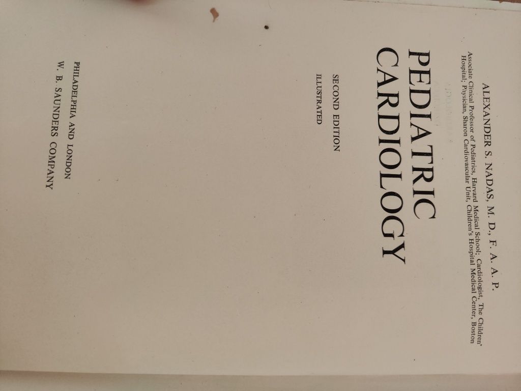 Kardiologia dziecięca - Aleksander S. Nadas "x