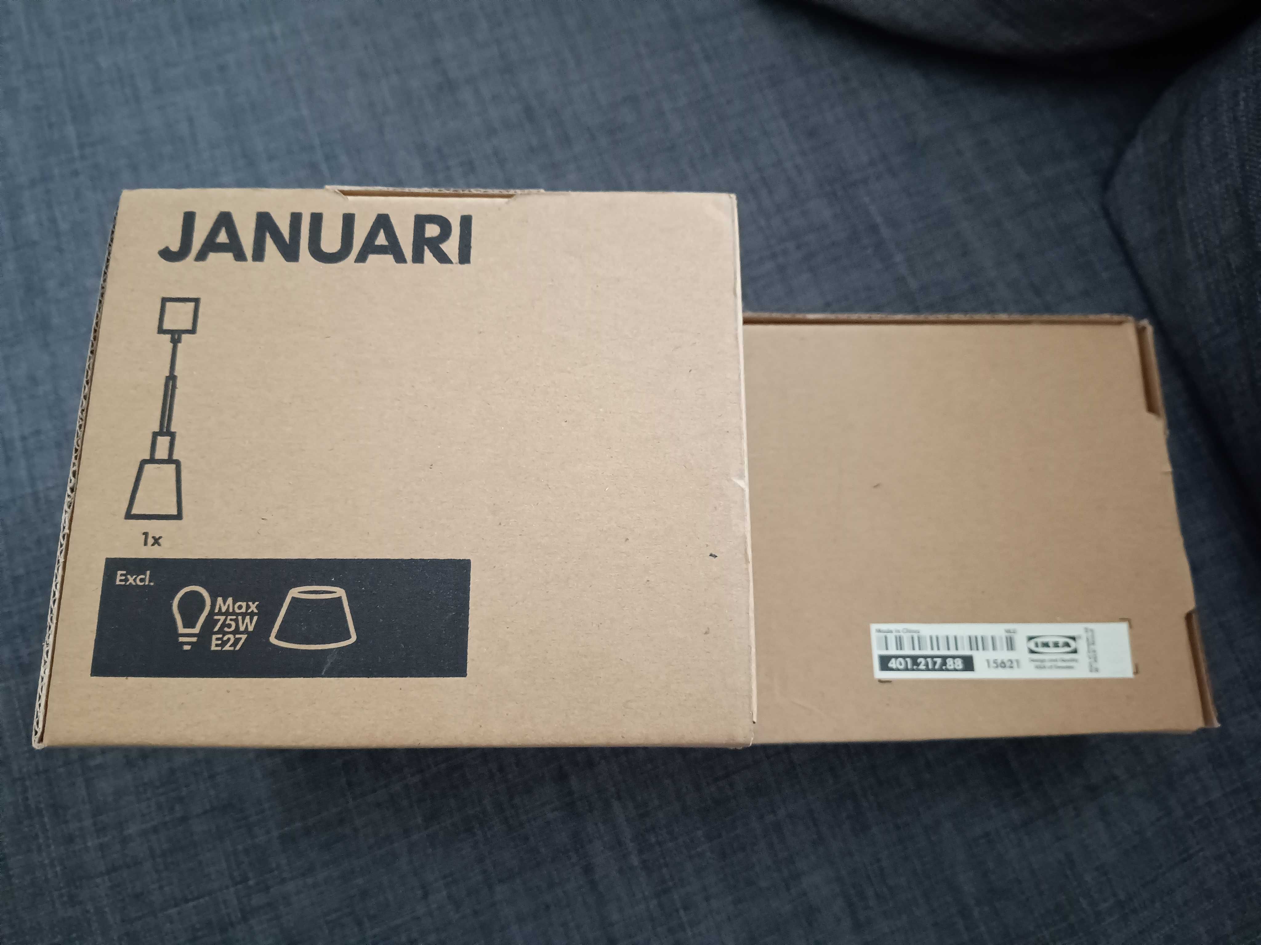 Lampa Januari Ikea z abażurem - nowa