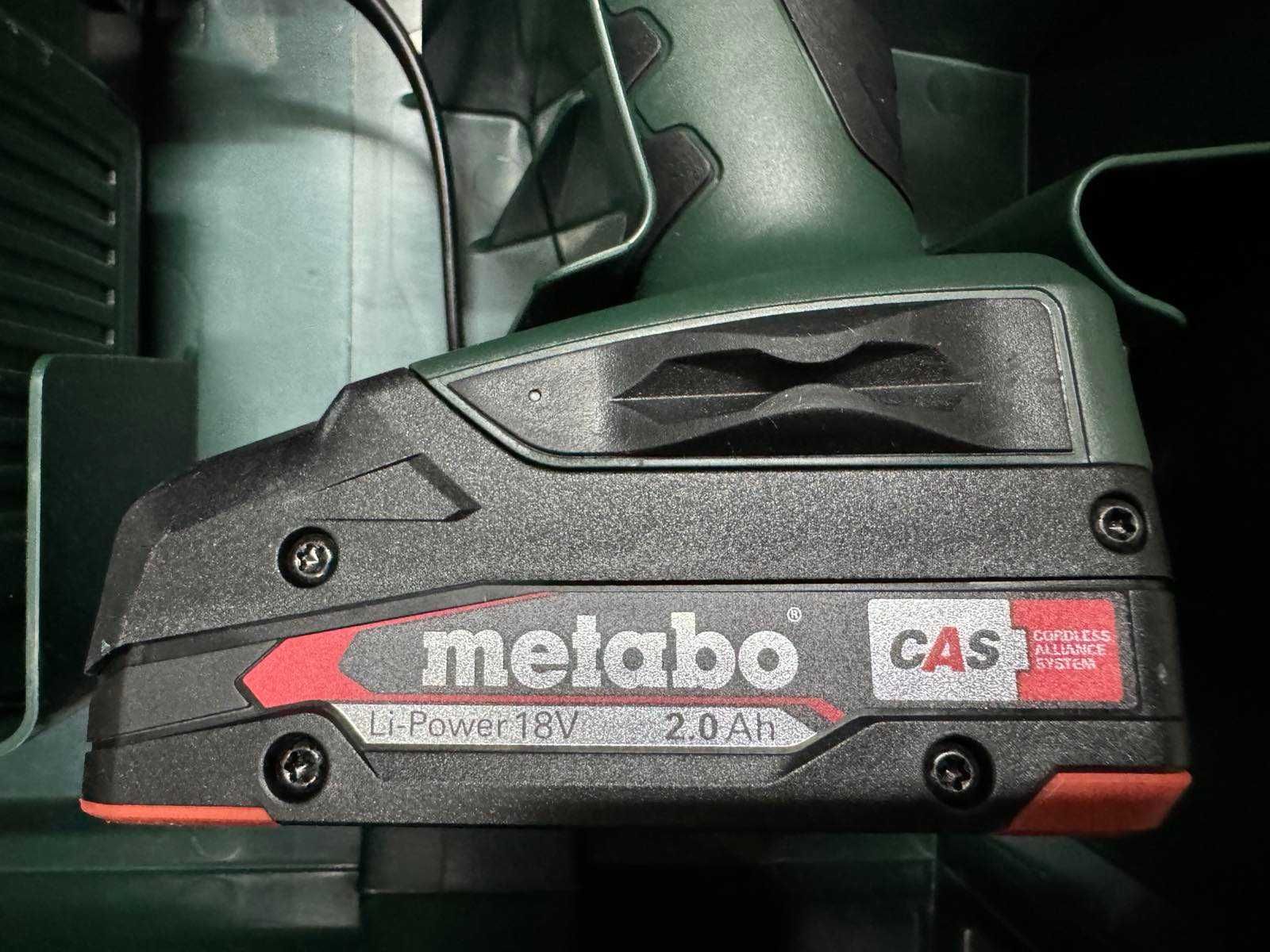 Metabo BS 18 2.0 Ач Аккумуляторный шуруповерт НОВЫЙ!