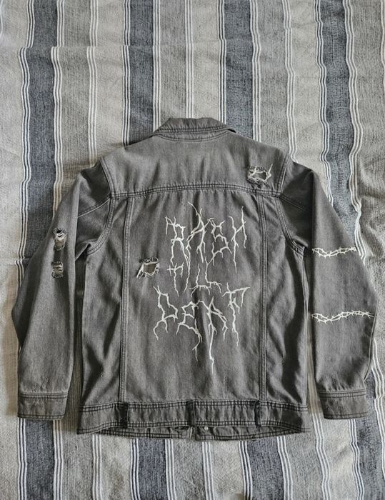 Kurtka jeansowa katana swag rap drip streetwear y2k alternative retro