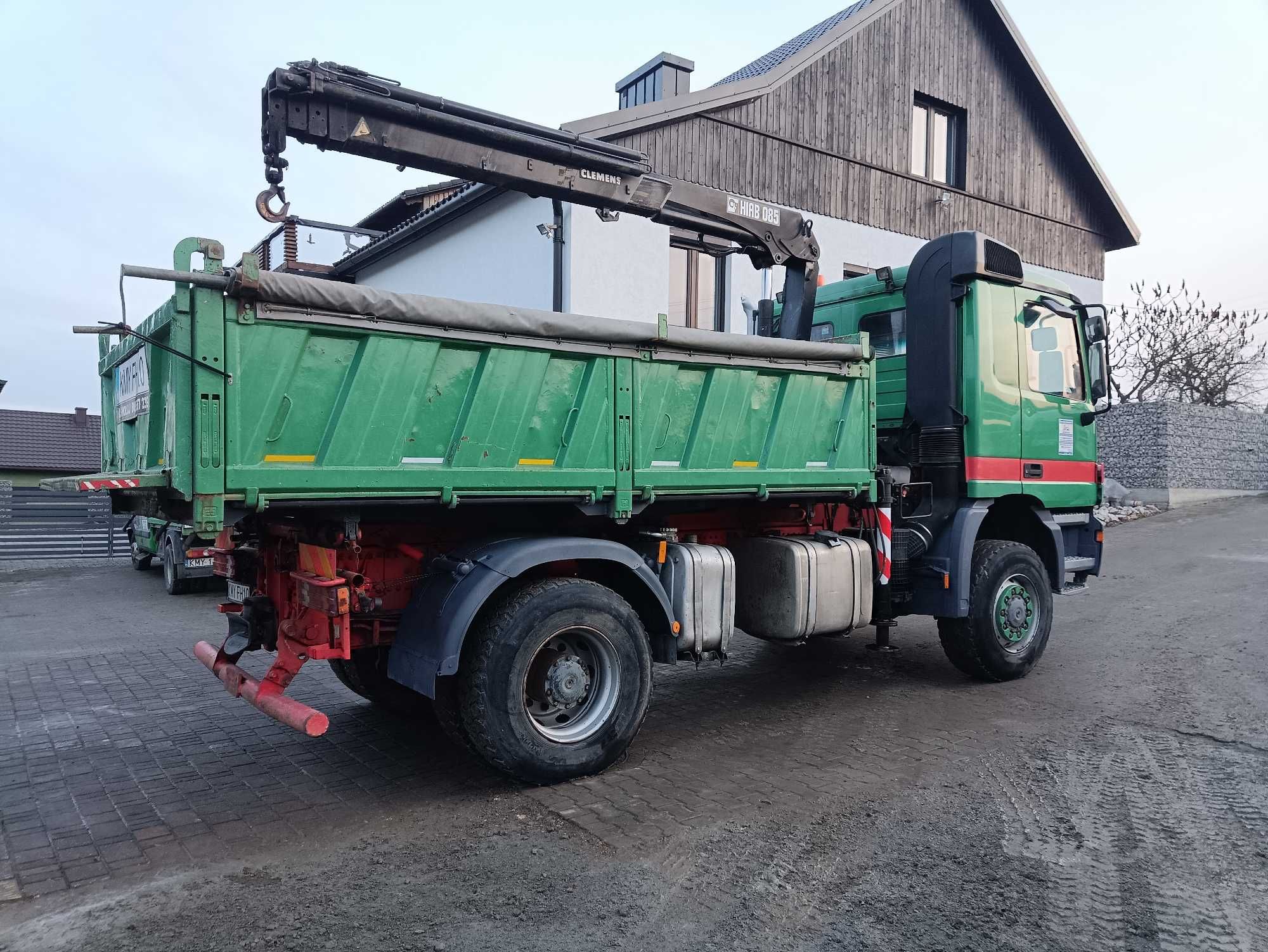 Mercedes-Benz Actros 1843 4x4 HDS Hiab
