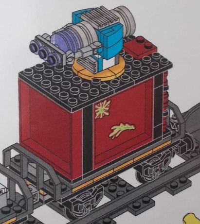 LEGO 70424 Wagon z kontenerem 60336, 60198, 60337, 60052, 7939, 3677