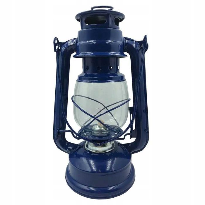 Lampa naftowa 24,5 cm RC034 niebieska