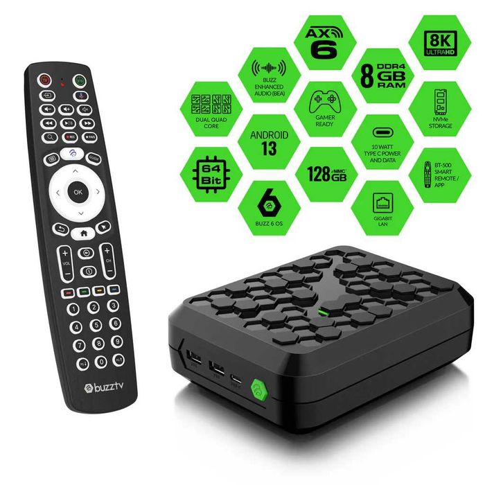 BuzzTV PowerStation 6 - 8K android TV