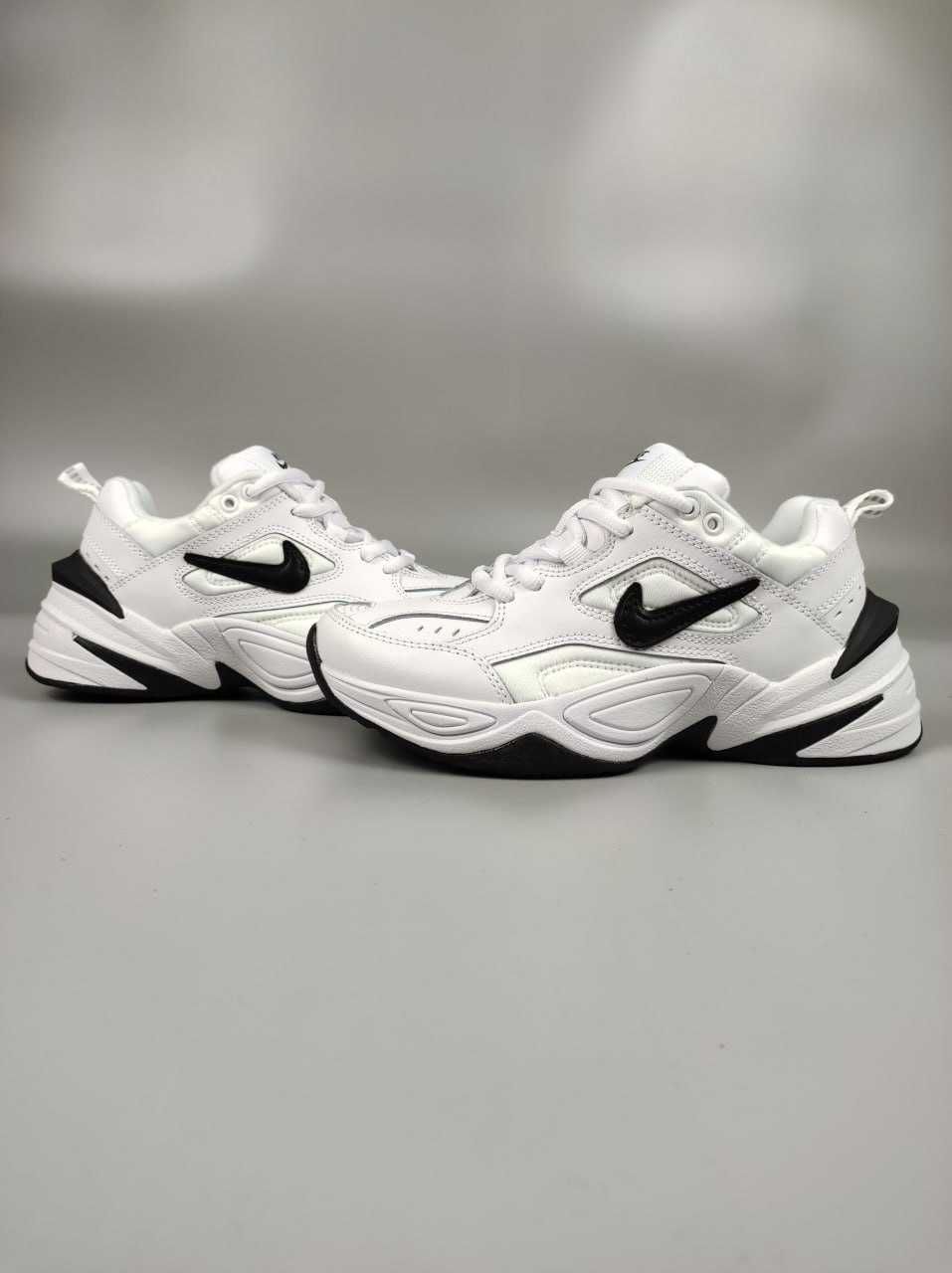 Жіночі кросівки Nike M2K Tekno білий з чорним 9207 СУПЕР