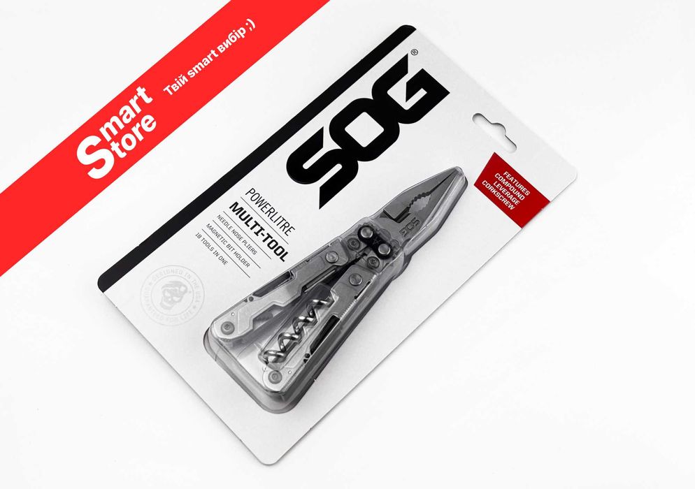 Мультитул SOG POWERLITRE тактичний кепмінговий військовий