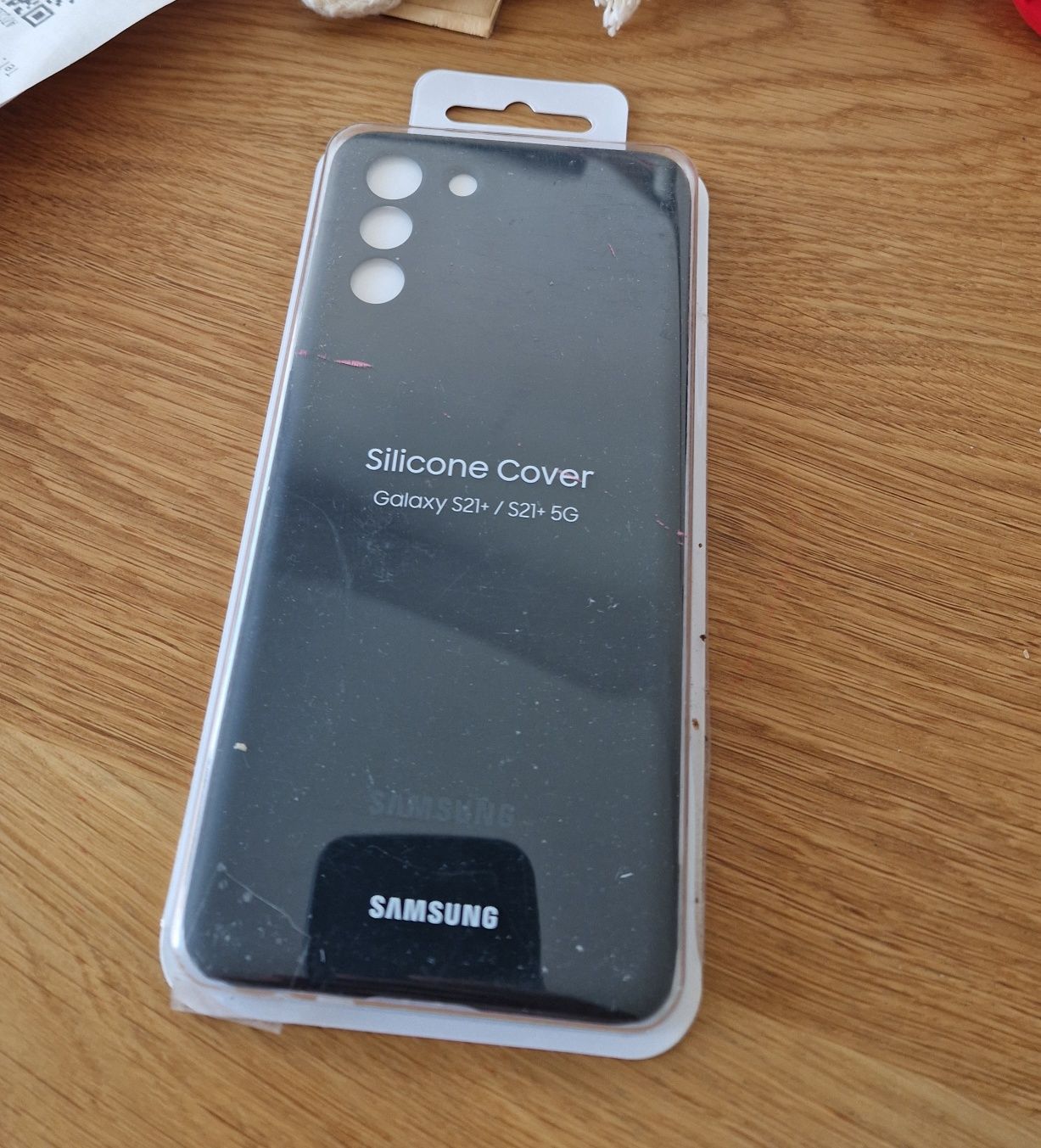Silicone Cover Galaxy S21+ . Novo a estriar