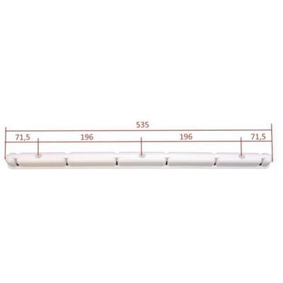 Suszarka sufitowa 6 prętów 200x53,5cm fi25 alum