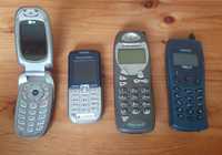Stare Telefony  komórkowe  SONY ,LG   Motorola,  Alcatel  4 szt