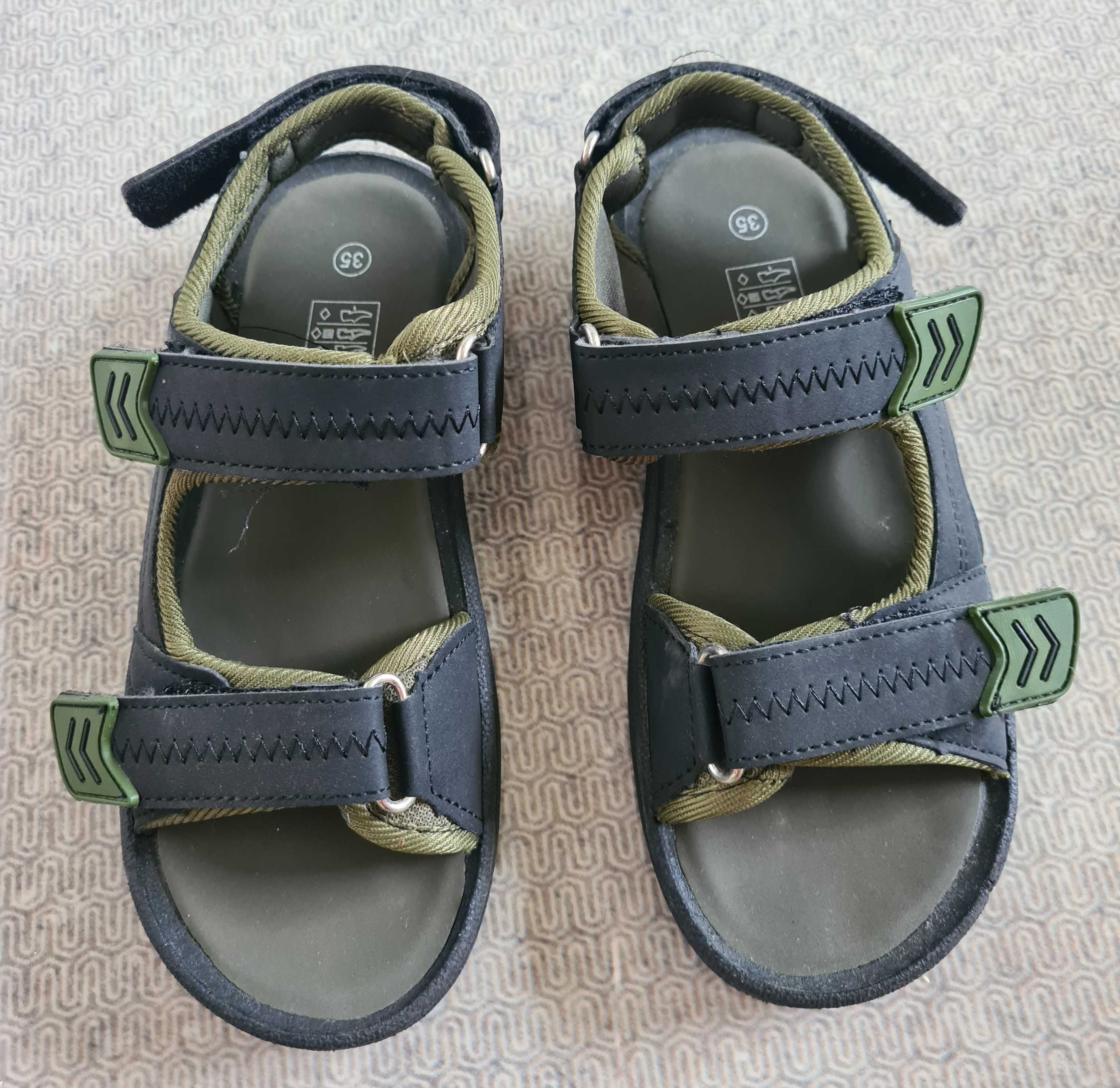 Sandały chłopięce jak nowe r.34/35
