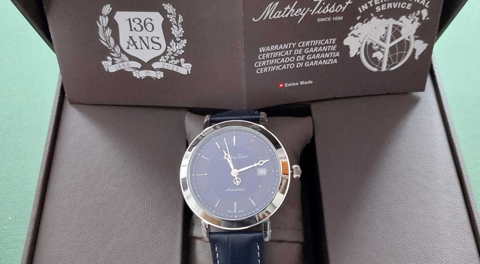 New Mathey Tissot - Automático - City Men 2019 - NOVO