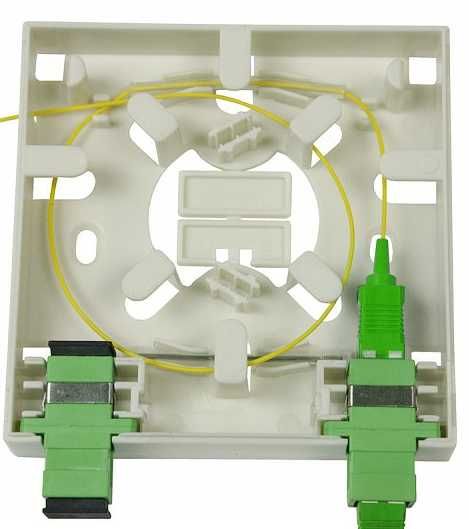 Puszka abonencka FTTH Base Link BL-FTTH-2CIN simplex 2xLCduplex