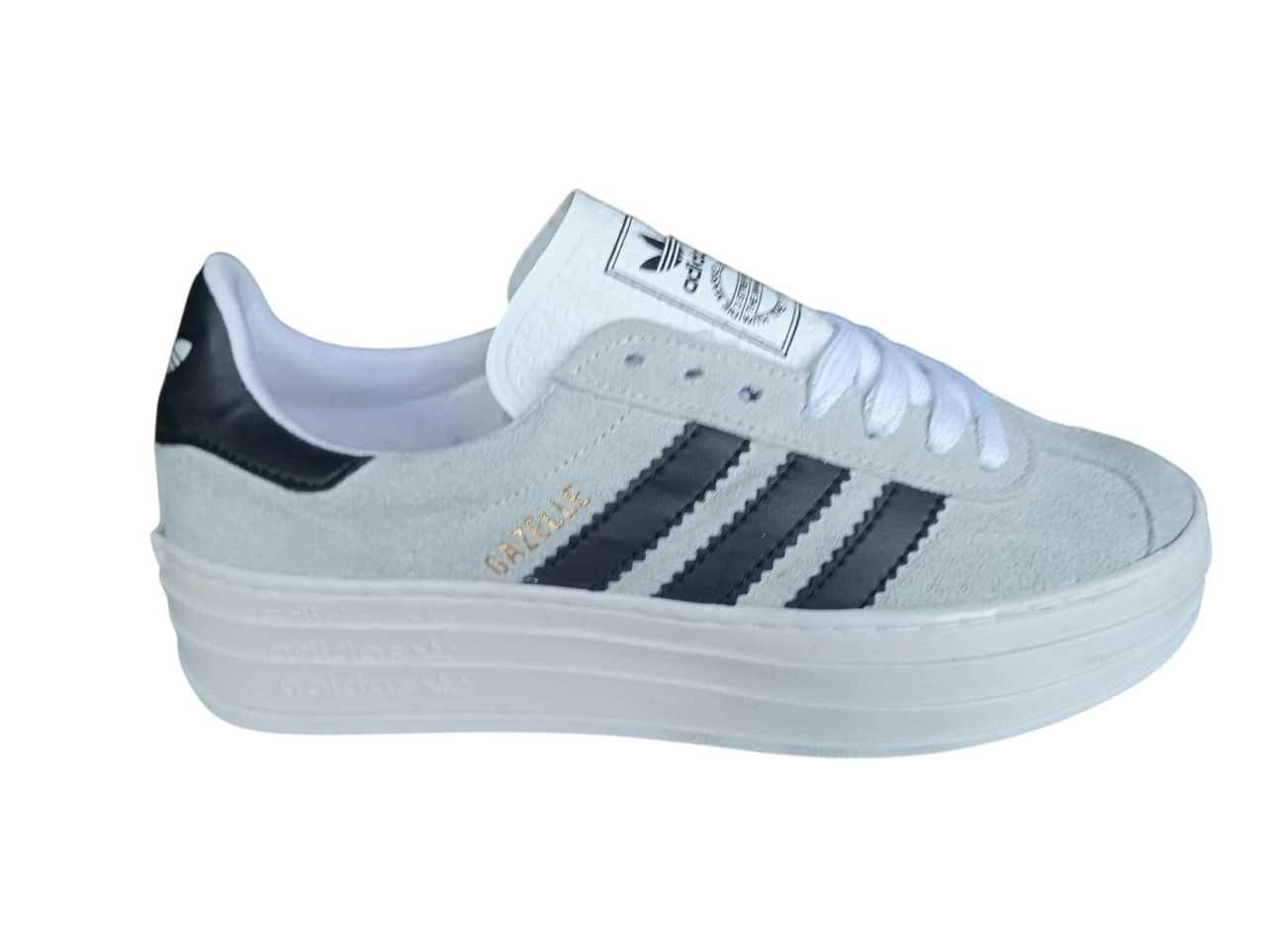 Sapatilhas modelo Gazelle Bold Magic beges