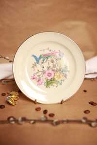 5x talerz deserowy Rosenthal Kronach porcelana rajski ptak