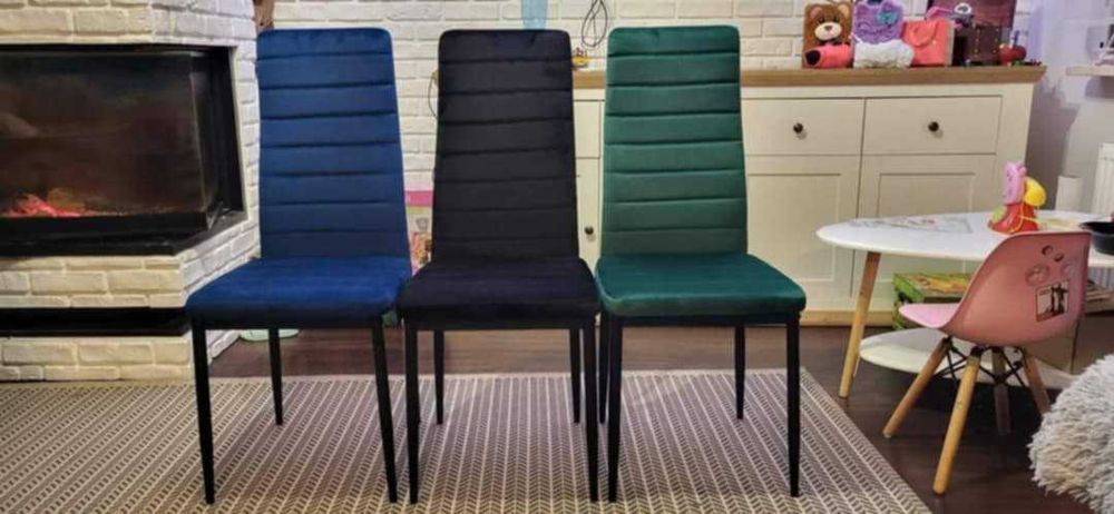 Piękne i eleganckie krzesła VELVET w super cenie SUPER JAKOŚĆ