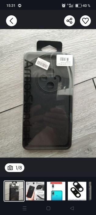 Чехол-накладка Armorstandart Matte Oppo Reno 12F, стекла