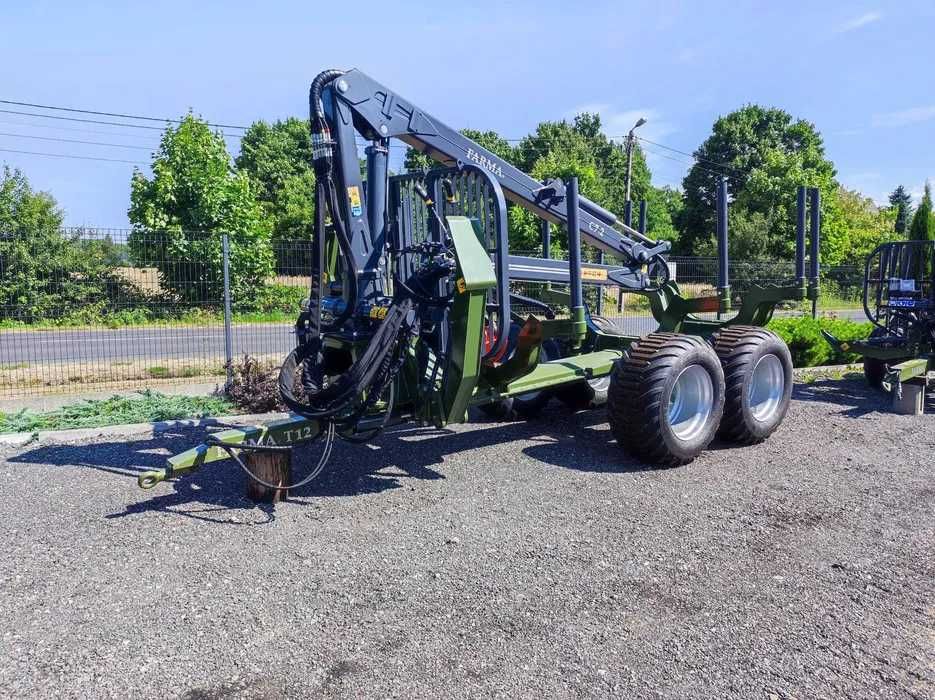 Przyczepy leśne FARMA – Modele T12 G2, T9 G2 i T8 G2