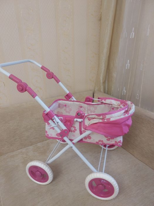 Коляска (візочок) для ляльки з регульованою ручкою