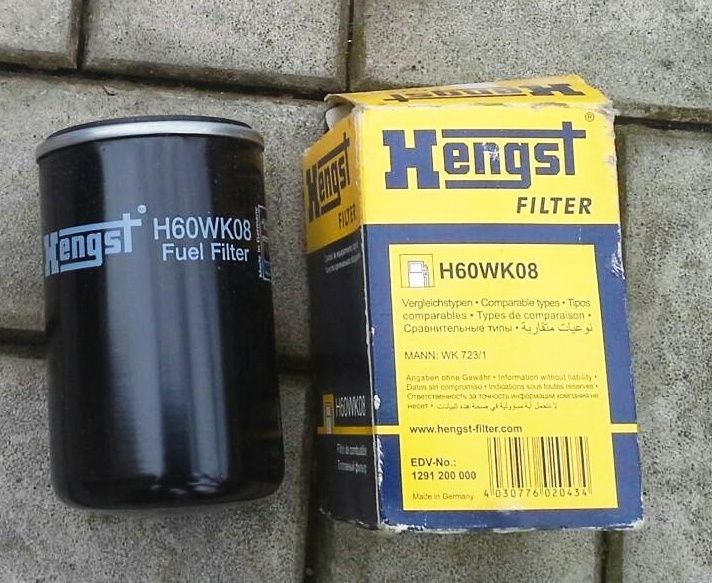 Масляный топливный фильтр Hengst H60WK08