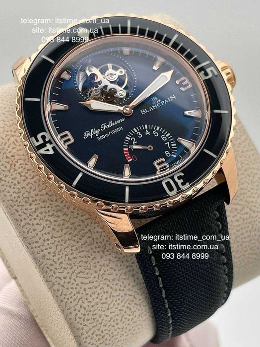 Годинник Blancpain Leman Aqua Lung / fifty fathoms / Bathyscaphe