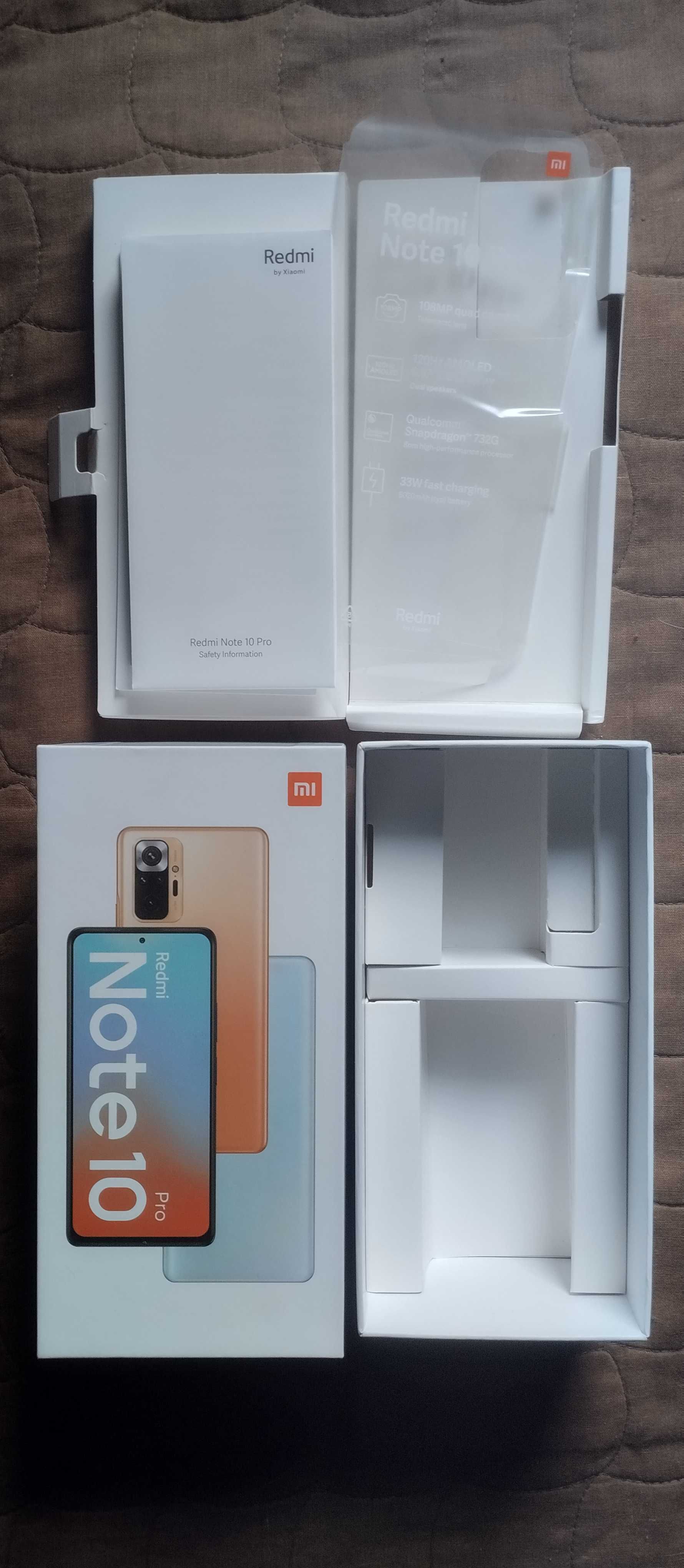 Xiaomi Redmi Note 10 Pro 8GB/256GB como Novo + Todos os Acessórios