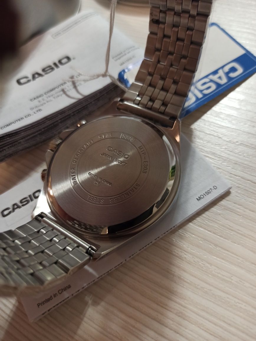 Часы Casio MTP-E303D-1A ОРИГИНАЛ! Мужские Касио Годинник Касіо Новое