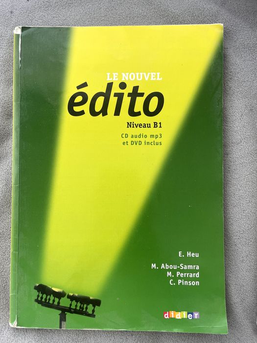 Podręcznik do języka francuskiego Edito B1