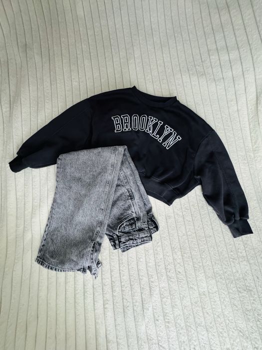 Укорочений світшот на дівчинку (9-10 років)