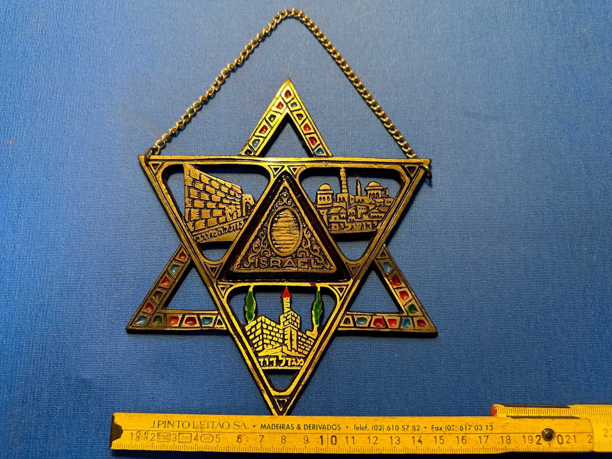 Estrela de Davi - souvenir de Israel  - vintage