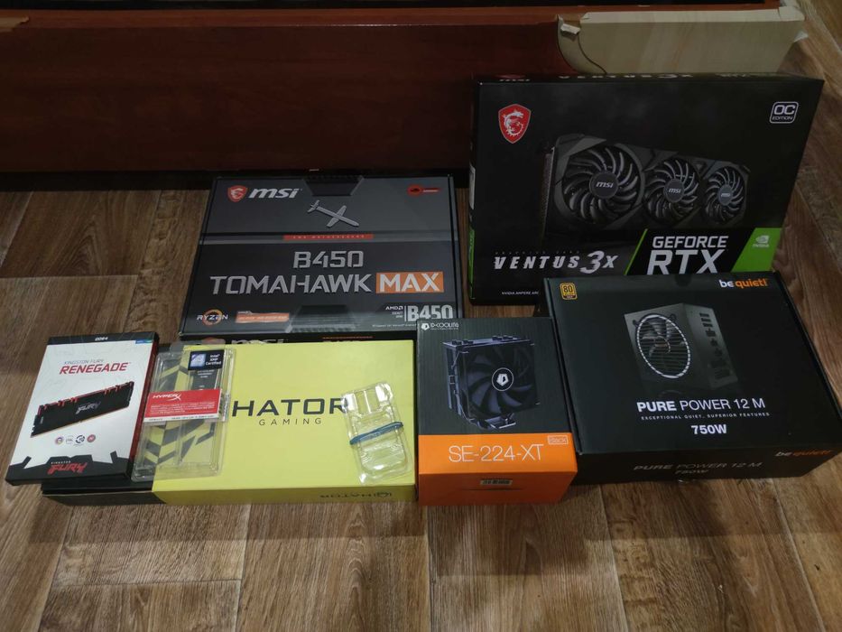 Продаю свой компьютер | RTX3060 12gb | Ryzen 5 | ОЗУ 32gb | БП 750W