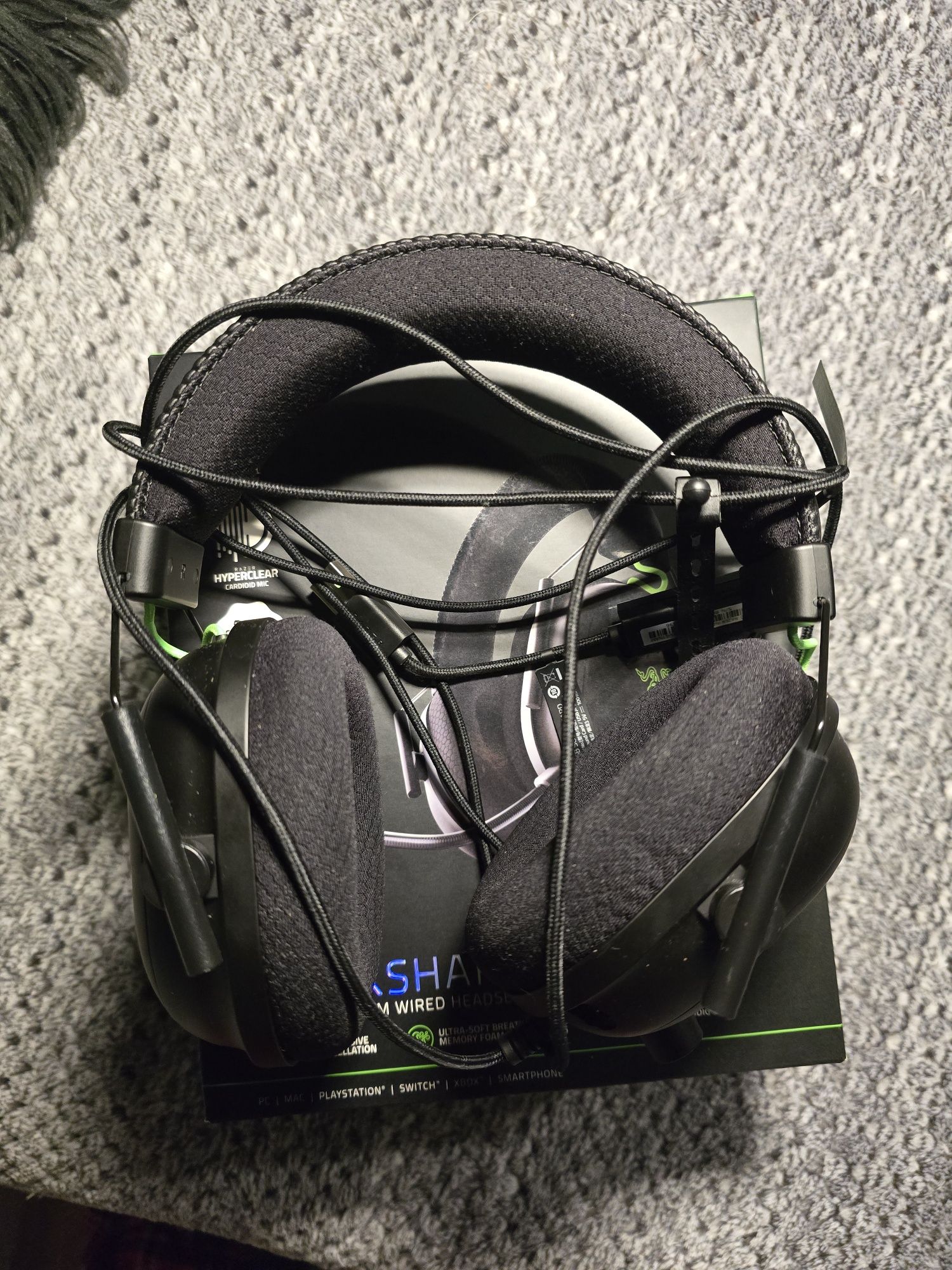 razer blackshark v2 + usb sound card