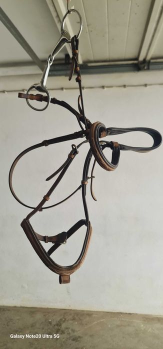 Freio ou arreio de cavalo 125mm completo "Praticamente sem uso"