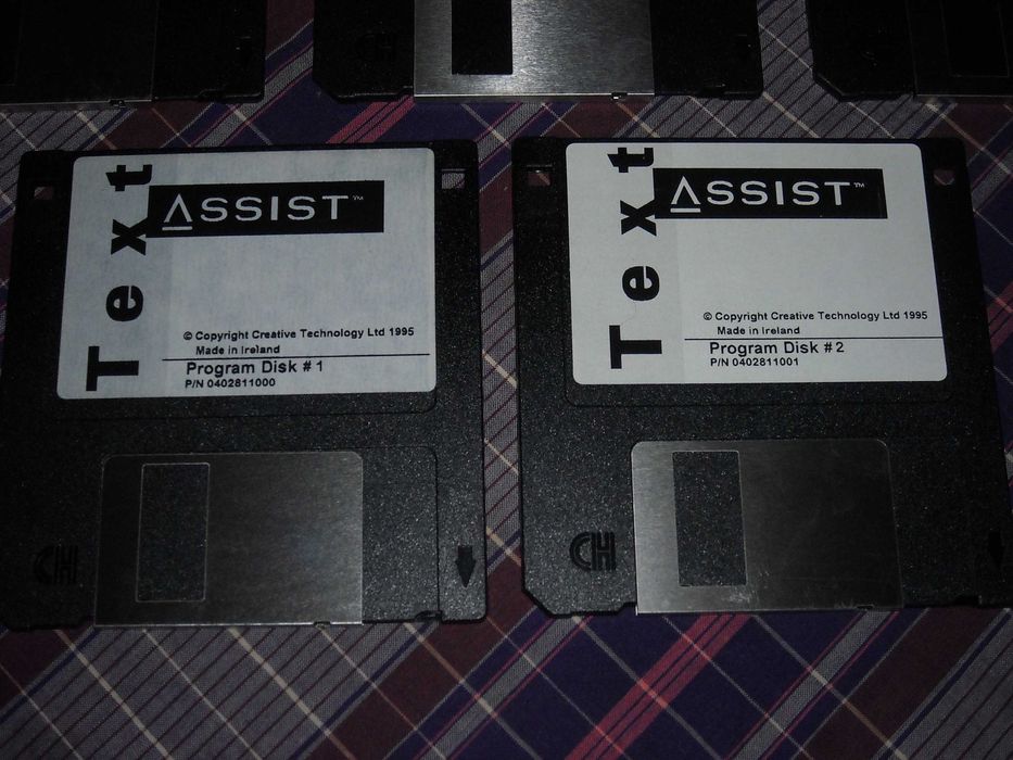 Disquetes antigas vintage originais Sound Blaster 16 de 1994/95