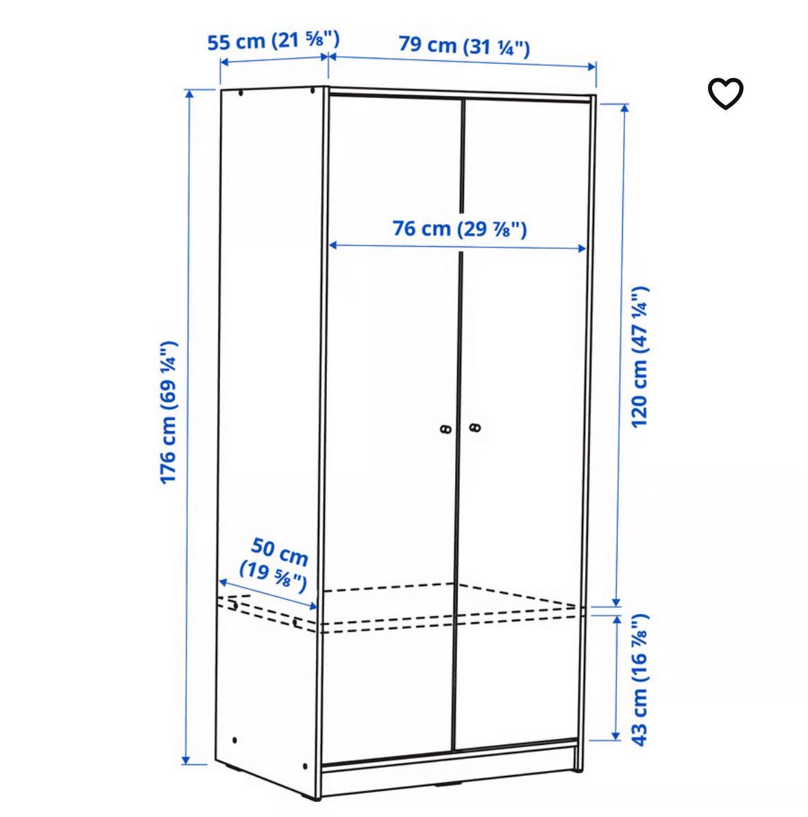 Szafa Ikea Kleppstad