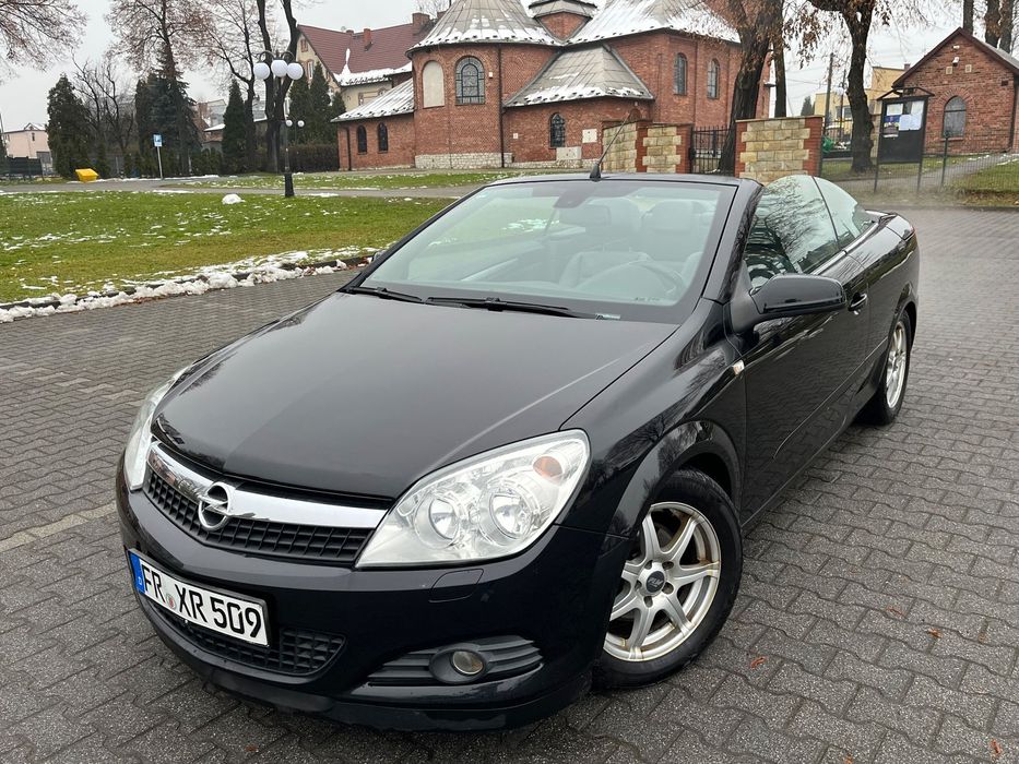 Opel Astra 1.8 140 km Cabrio Skóra Grzane Fotele Opłacony Czujniki Cofania