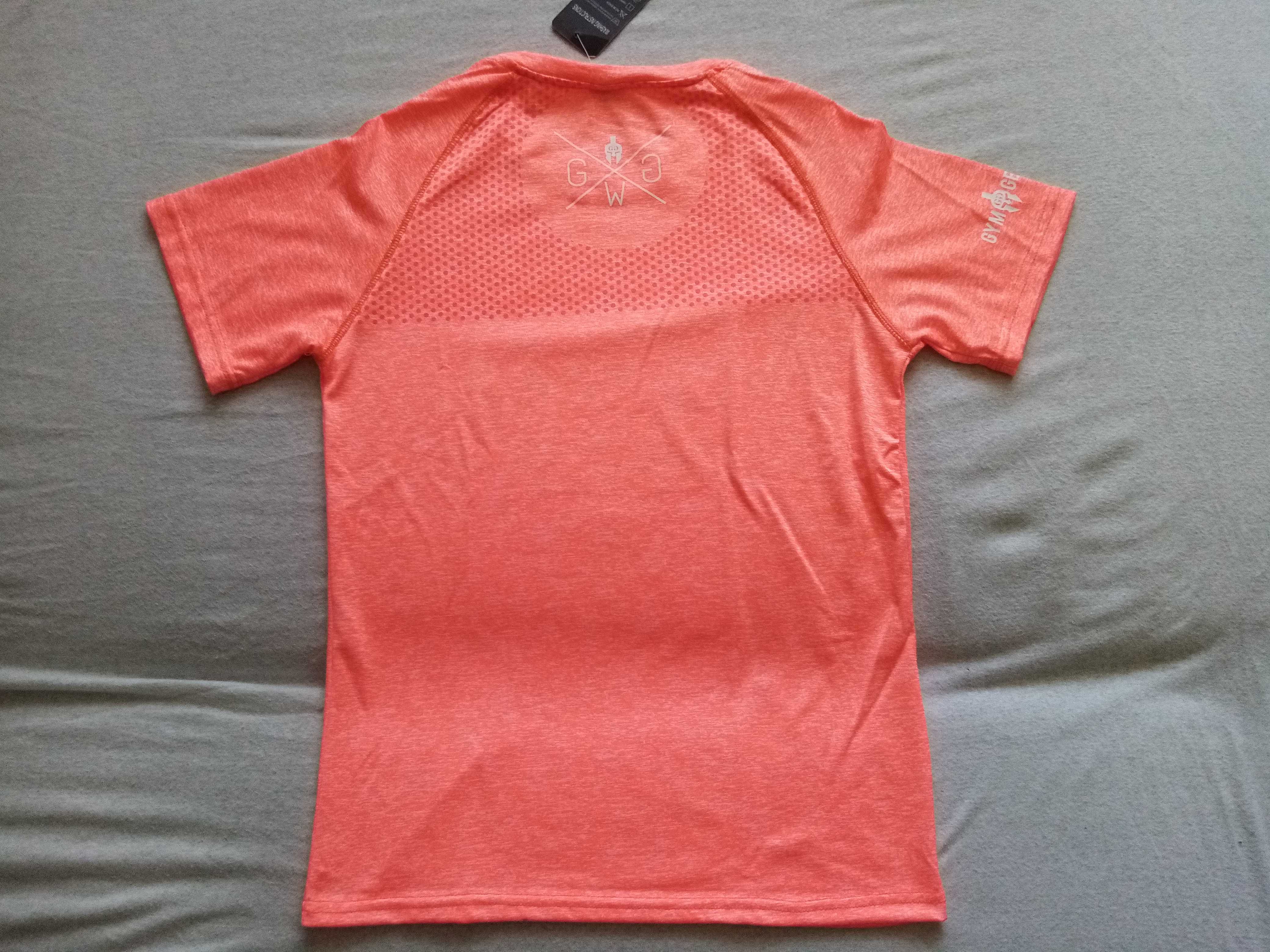 T-shirt pomarańczowy, siłownia, stan nowy Gym Generation r. Xs