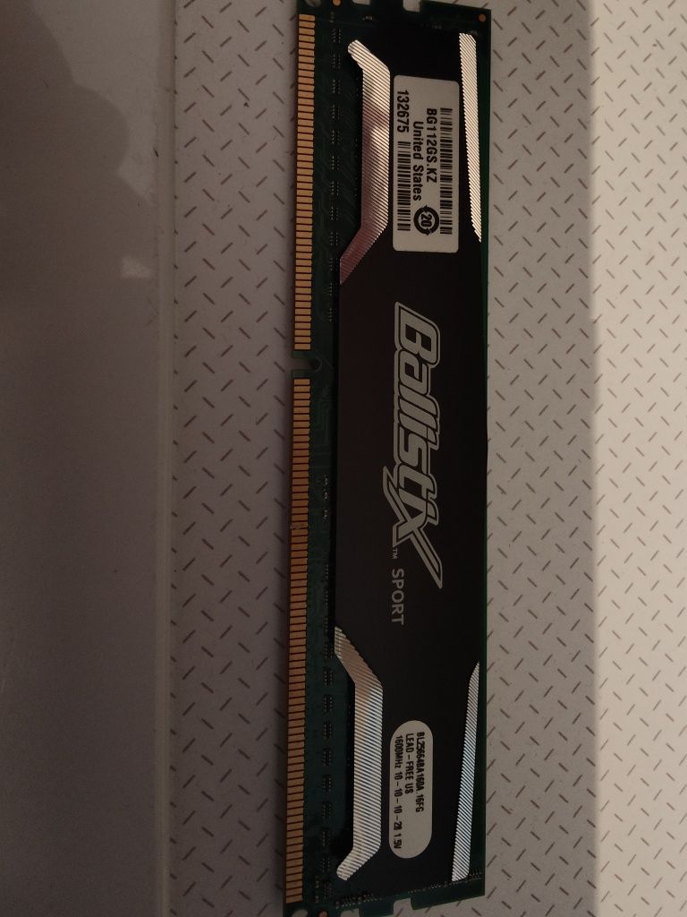 Memória Ballistix 2GB DDR3 1600MHZ