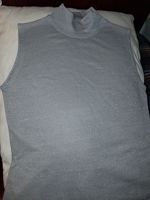 Blusa senhora prateada