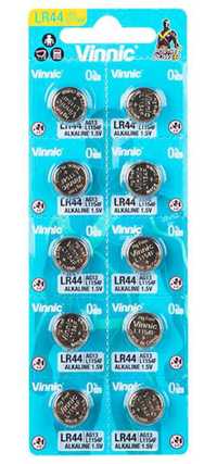 10x Bateria Alkaiczna Vinnic AG13, LR44, L1154 (1 blister)