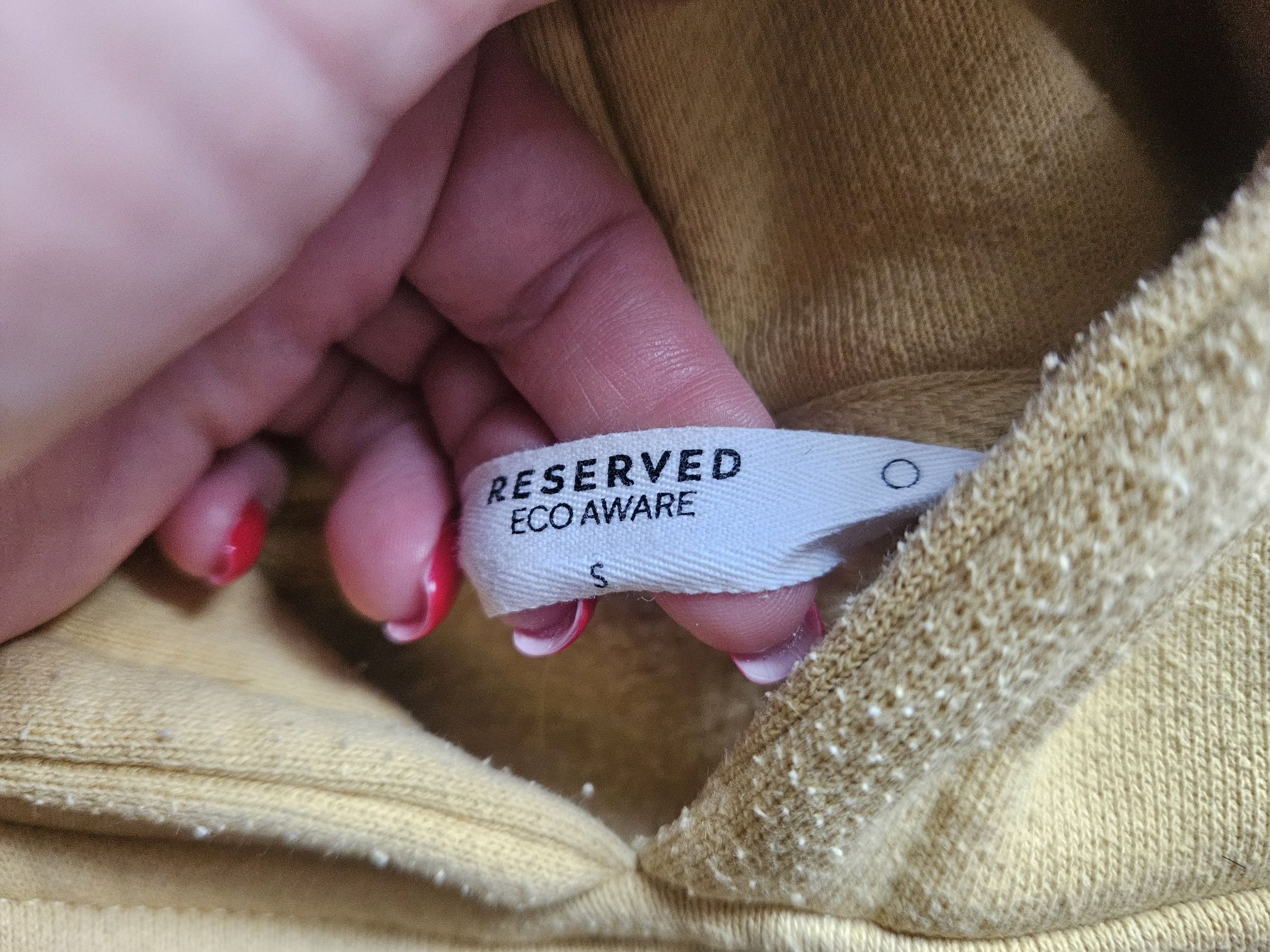 Dwie bluzy Reserved r S luźne bawełna ciepłe