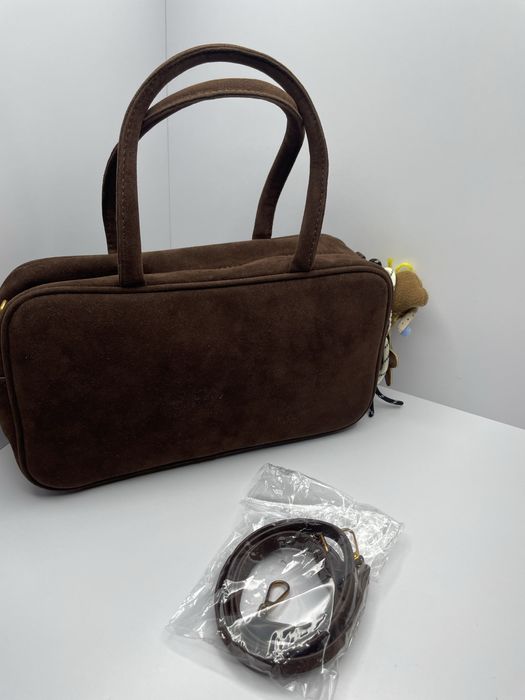 РОЗПРОДАЖ ‼️Сумка Miu miu міу люксової якості шоколадного кольору